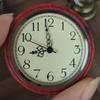 Miniature Retro European Wall Clock For Dollhouses Furniture ABS Portable And Detailed Design