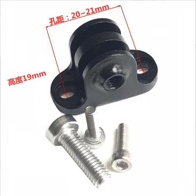 Integrated Aluminum Alloy Bike Computer & GoPro Mount