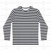 Men Stylish Striped Long Sleeve T-shirt Casual Wear Gift for Him Everyday Comfort Ideal for Men's Women's Short Sleeve T-shirt