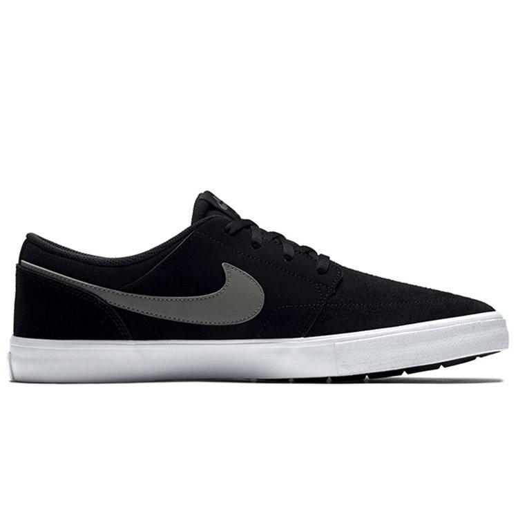 Nike Sb Portmore Ii Solar Black Dark Grey White 880266-001