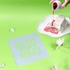 Antihaft Backform mit Druck Einfache Entformung Handwaschbar Manuelle Entformung DIY Dessert Dekoration