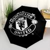 Devil Emblem Automatic Umbrella Folding Umbrella with 8 Ribs Durable Plastic & Iron Perfect for Outdoor Adventures Stylish Accessory Wedding Party Gif