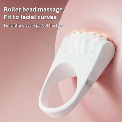 Facial Massage Roller Manual Facial Lifting Massager Rolling Massage Stick Ring Beauty Care Tool Silicone Portable Travel/Home