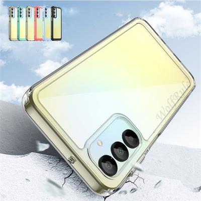 For Samsung A16 Case Cover Samsung Galaxy A16 Capas New Shockproof Phone Bumper Transparent Colour Frame Clear Samsung A16 A 16