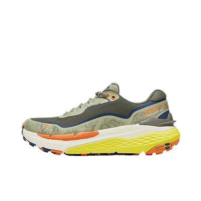 Go Series Bequeme Modische Einfache Vielseitige Mesh Atmungsaktive Low-Top Laufschuhe Damen Sneaker Olivgrün 129166-OLMT