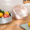 Layered Draining Basket And Bowl Set for Fresh Produce