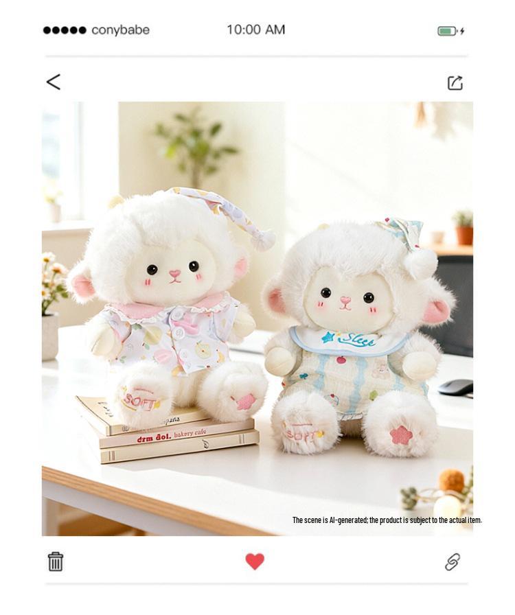 Viral Lamb Plush Toy: Sheep Skirt Style Doll & Sleeping Hug Pillow - Perfect Valentine's Gift