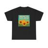 Unisex Adult T Shirt Brighter Days Ahead Sunflower Positivity