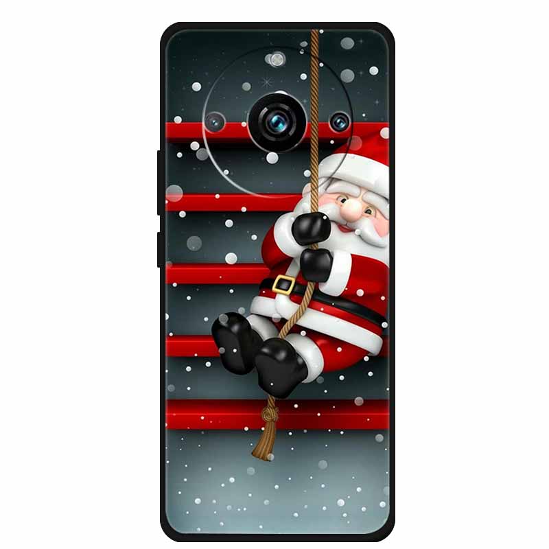 2024 Christmas Phone Cases For Realme 11 Pro Plus Case Soft TPU Silicone For Realme 11 Pro RMX3771 Shockproof Cover Bumper Funda