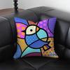 BBritto Anime Pillow Case Fashion Square Pillowcase Bedroom Sofa Room Ins Decoration Leisure