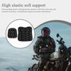 Motorcycle Seat Cushion Breathable Soft PU Motorcycle Passenger Seat High Elastic Retro Motorbike Accessories For Comfort And