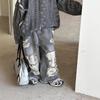Kids' Fleece-Lined Wide-Leg Jeans