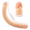 MoDi 4 Shapes Double Head Dildo Long Realistic Double Ended Flexible Penis for Women Masturbator Sex Toys for Lesbian Gay