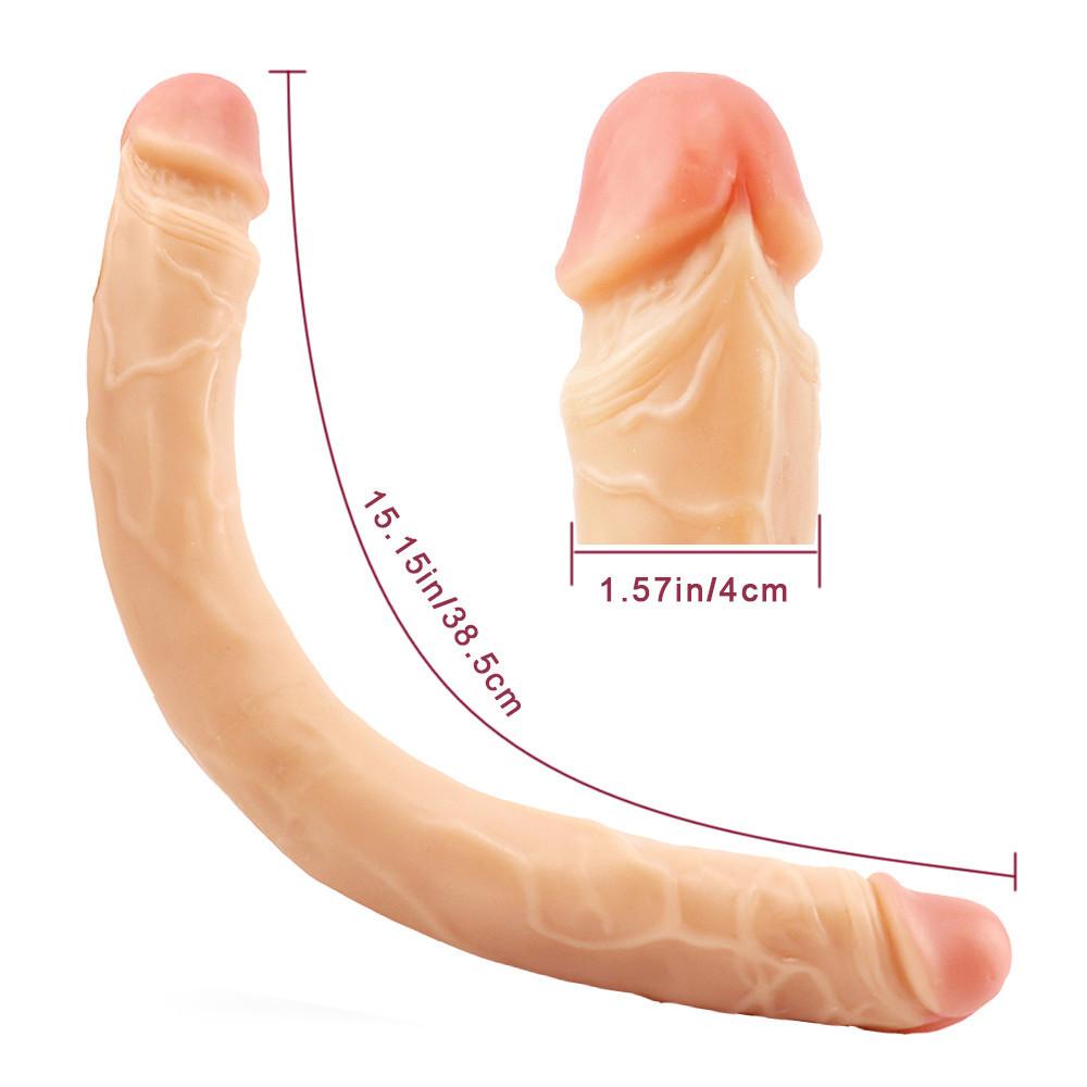MoDi Double Head Dildo Long Double Ended Dildo Flexible Big Penis for Women Masturbator Sex Toys for Lesbian Gay