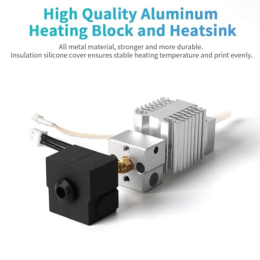 Creality Official Ender 3 V3 SE Hotend Upgrade Hotend Kit High Temperature 300℃ Titanium Heatbreak Plated