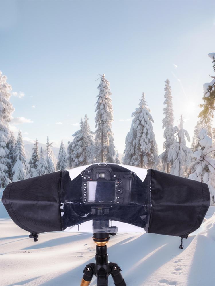 Wasserdichte Kamera Regenhülle Regen Staubdicht Tragbar Regenfeste Zubehör Staub Regenschutzhülle für DSLR-Kameras