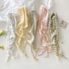 Small Floral French Countryside Style Triangular Headscarf Versatile Women In Summer Sweet Fresh Silk Scarf Internet Famous Photo