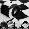 Area Rugs for Bedroom, Upgrade Non-Slip Grey Fluffy Soft Shag Carpet, Indoor Floor Gray Fuzzy Shaggy Living Room Plush Rug for Kids Home Dorm Decor