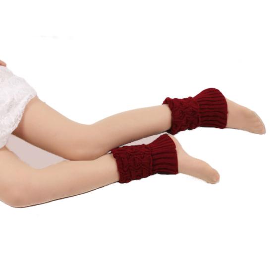 1 Pair Winter Women Cuffed Crochet Boot Cuffs Socks Knit Toppers Elastic Leg Warmers