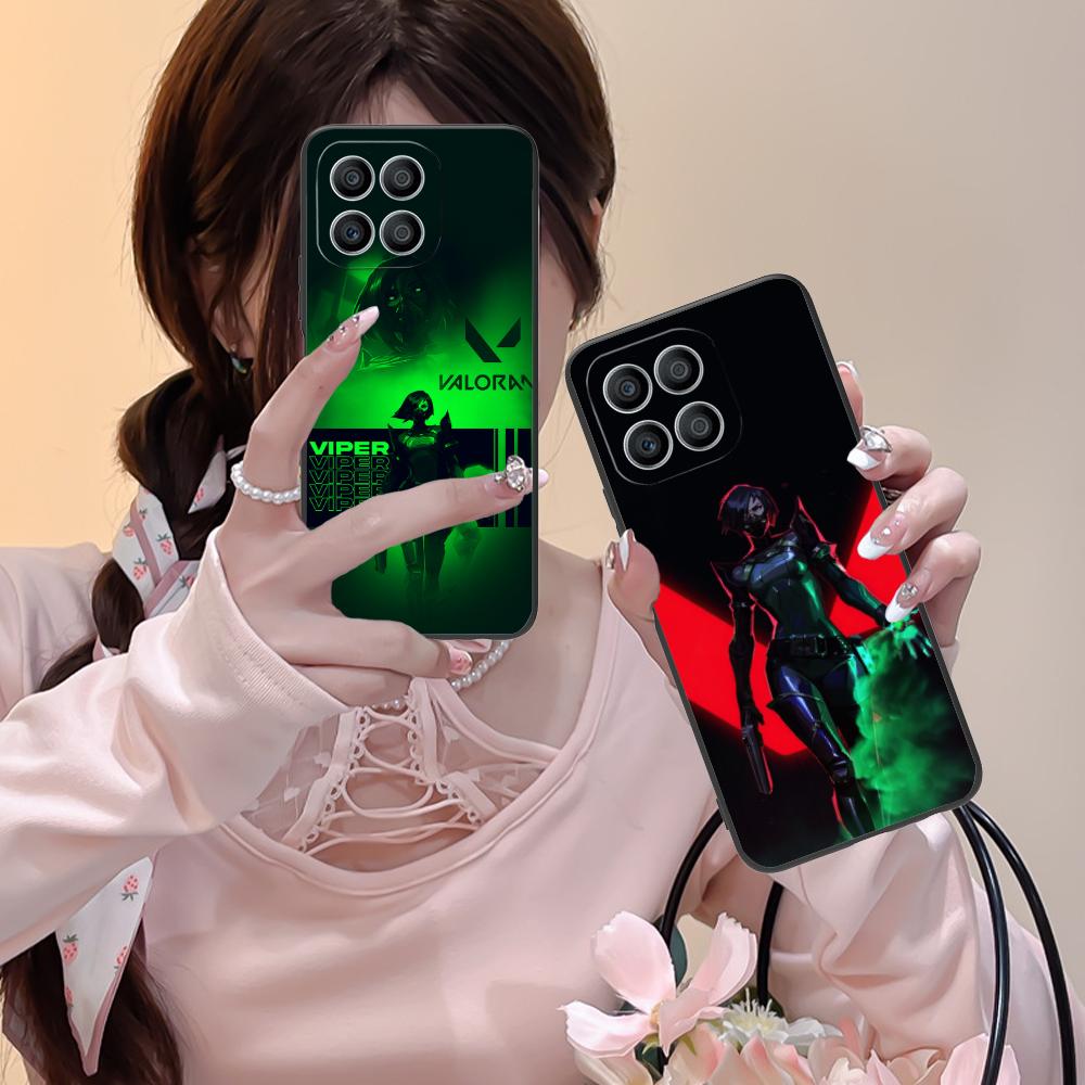 Valo Viper Phone Case for Honor 90 80 70 60 50 30 20 10 9 8 7 Pro S SE Lite 5G Soft TPU Shockproof Cover