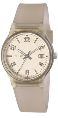 Citizen Q&Q VP49A-002VK Analog Champion Watch with Urethane Band, Water Resistant To 10 ATM, Greige for Men and Women