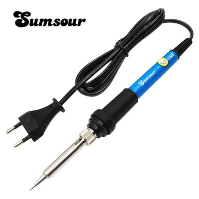 Ferro de solda elétrico com temperatura ajustável 60W