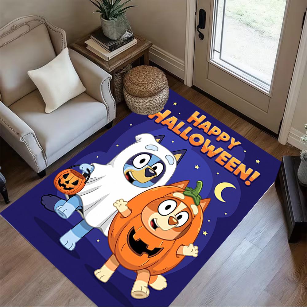 Halloween Costumes Fun Floor Mat Design for Bedrooms Balcony Dormitory Living Rooms Antislip Carpet Decorate Offices Gift for Festivals