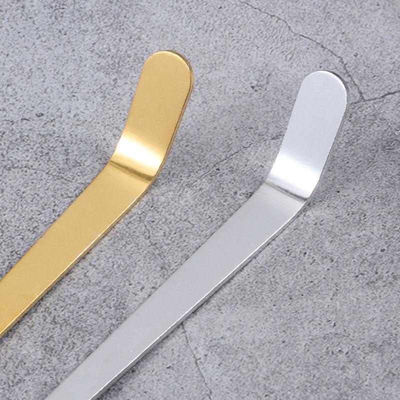 Stainless Steel Tea Needle Stick Gold Silver Matcha Spoon Tea Scoop Tea Ceremony Teaware Kitchen Tool Cleaning Pot Measuring Tea