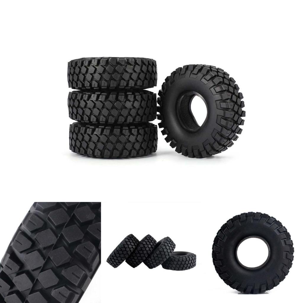 Durable 1.9 Inch Rc Crawler Tires With Aggressive Lugs For 110 Scale Rock Crawlers
