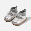 Toddler Girl's Soft Sole Leather Boots - Plush Princess Winter Walking Shoes