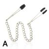 1 Pair Sexy Nipple Clamps Labia Clips With Chain Clip Sm Fetish Bust Massager Stimulate Sex Toy Flirt Bondage Exotic