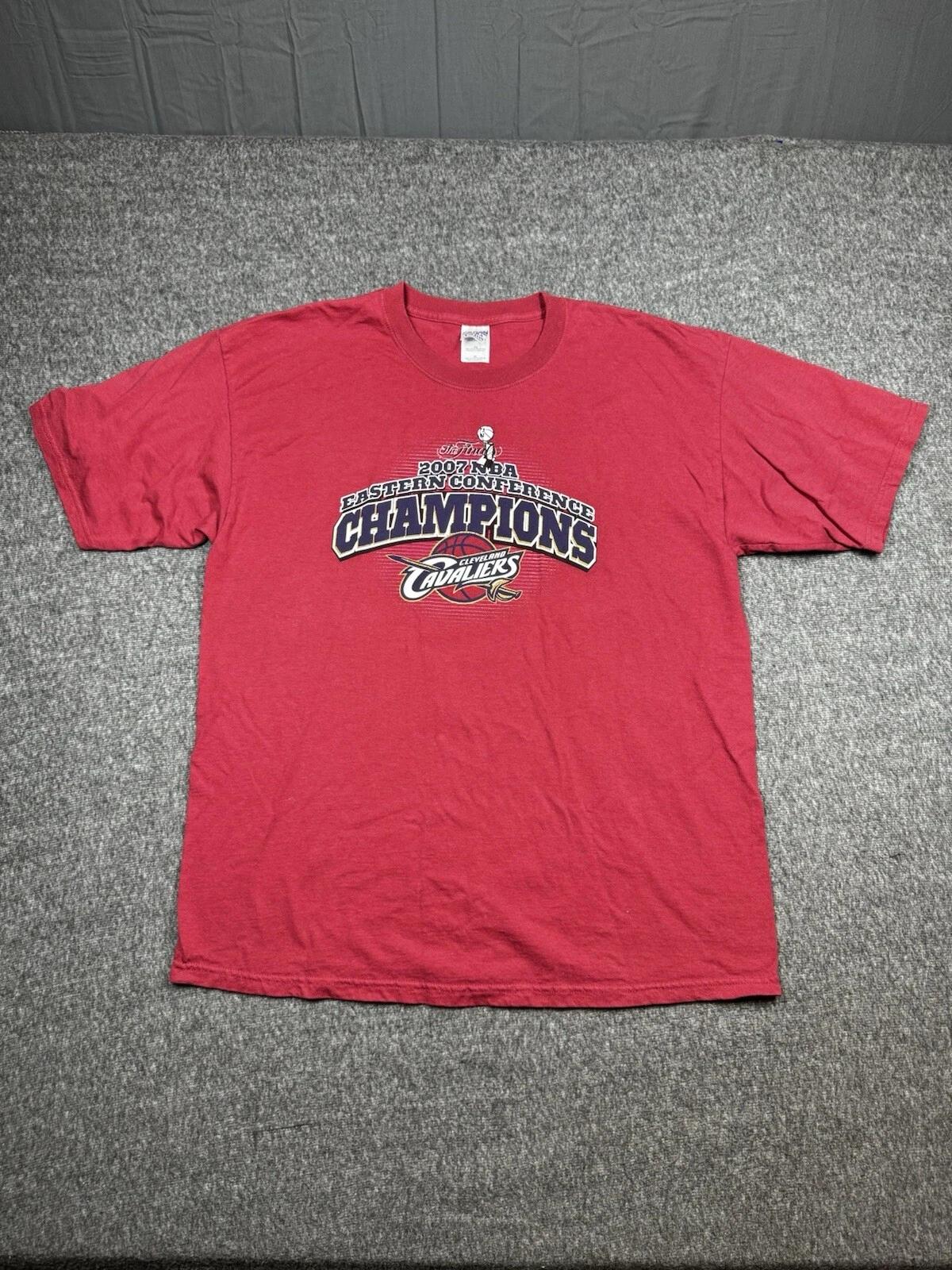 Футболка Cleveland Cavaliers Мужская XL Красная Чемпионы Конференции 2007 2XL