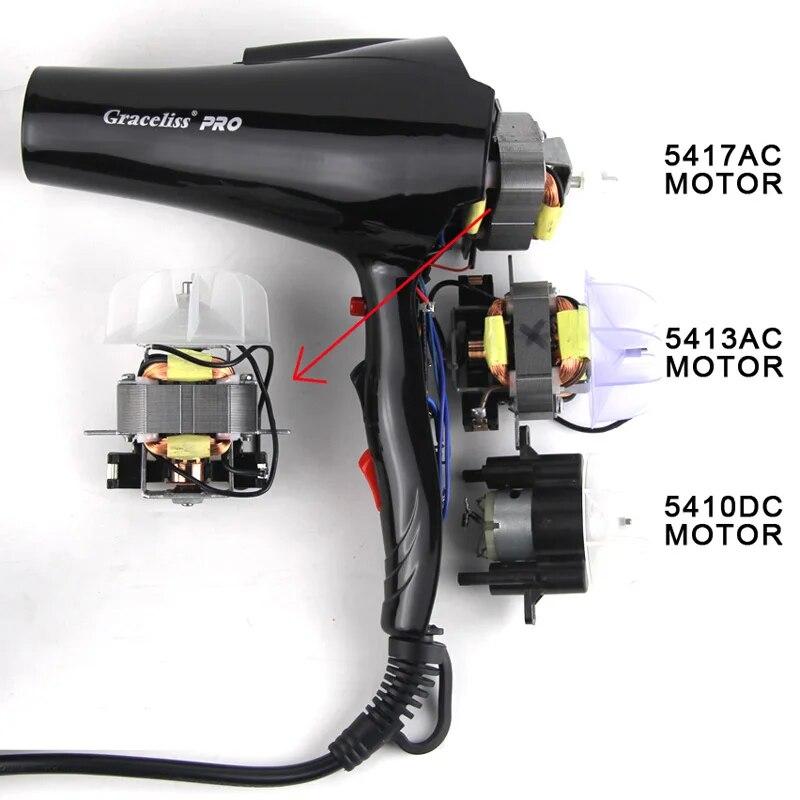 Real 2300w Professional Powerful Hair Dryer Fast Heating  And Cold Adjustment Ionic Air Blow Dryer For Hair Salon Use