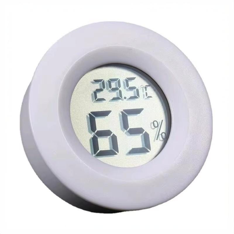 Mini vlhkoměr teploměr Fahrenheita nebo Celsia Digitální LCD monitor Vnitřní místnost Kulatý měřič vlhkosti teploty