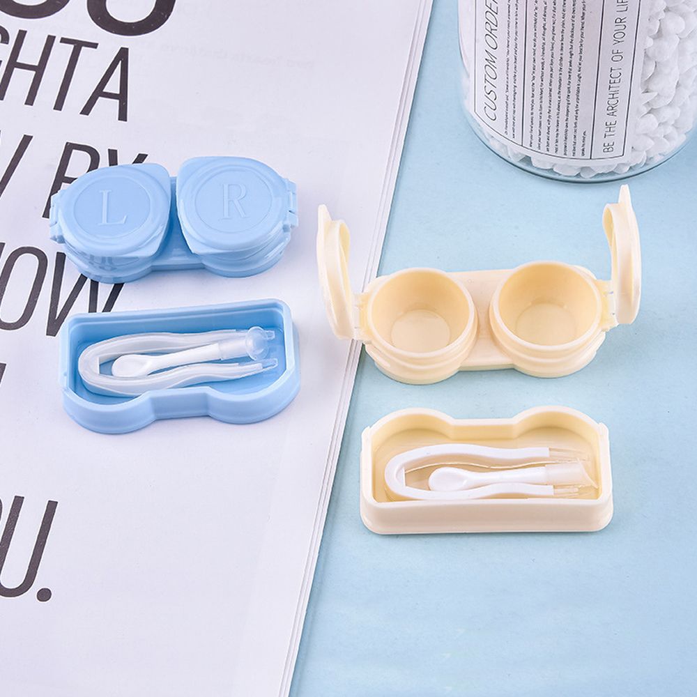 Clamshell Invisible Glasses Box Women Contact Lens Case Eyeglasses Container Korean Glasses Storage