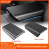 BEF1 For Tesla Model Y Juniper 2025 Model 3 Highland Carbon Fiber ABS Case Center Console Arm Rest Lid Central Armrest Box Pad Cover