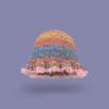 Style Versatile Hat Oil Painting Color Tone Warm Knitted Fisherman Hatscaps