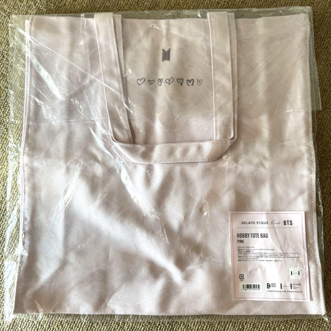 

[USED] BTS Gelato Pique Hobby Tote Bag Gray Pink