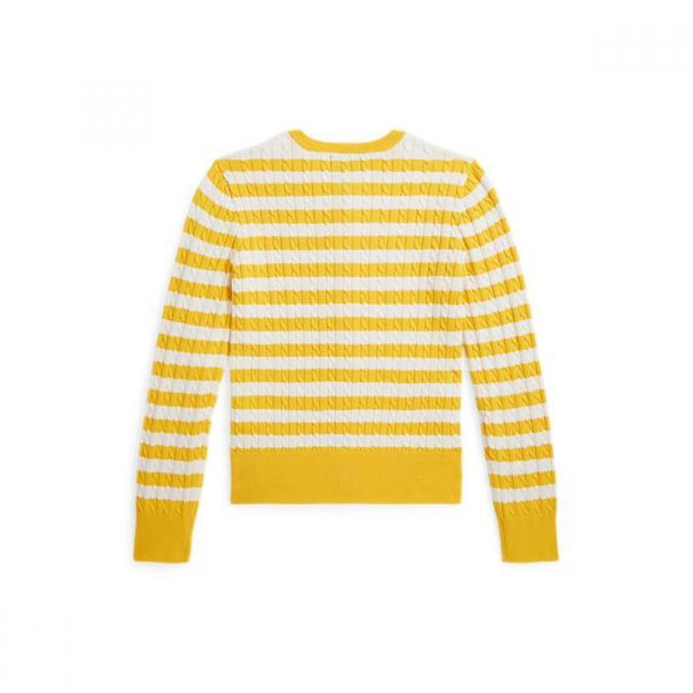Polo Ralph Lauren Girls 7 16 Striped Mini Cable Cardi Cwposweg6820605700