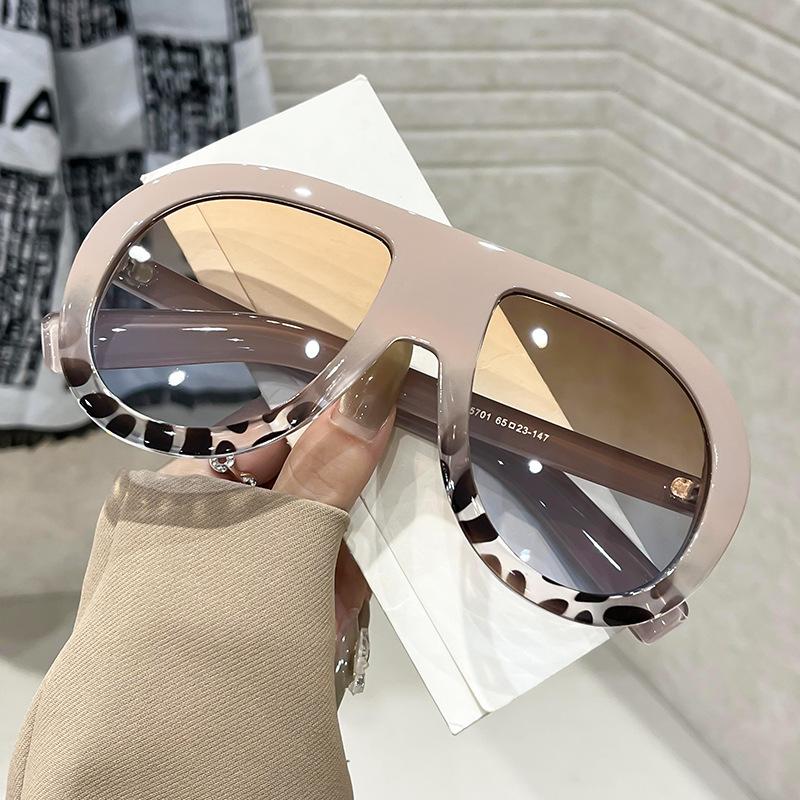 Sunglasses Ins Large Frame Toad Sunglasses Men'S And Women'S Personality Special-Shaped Fashion Foreign Trade