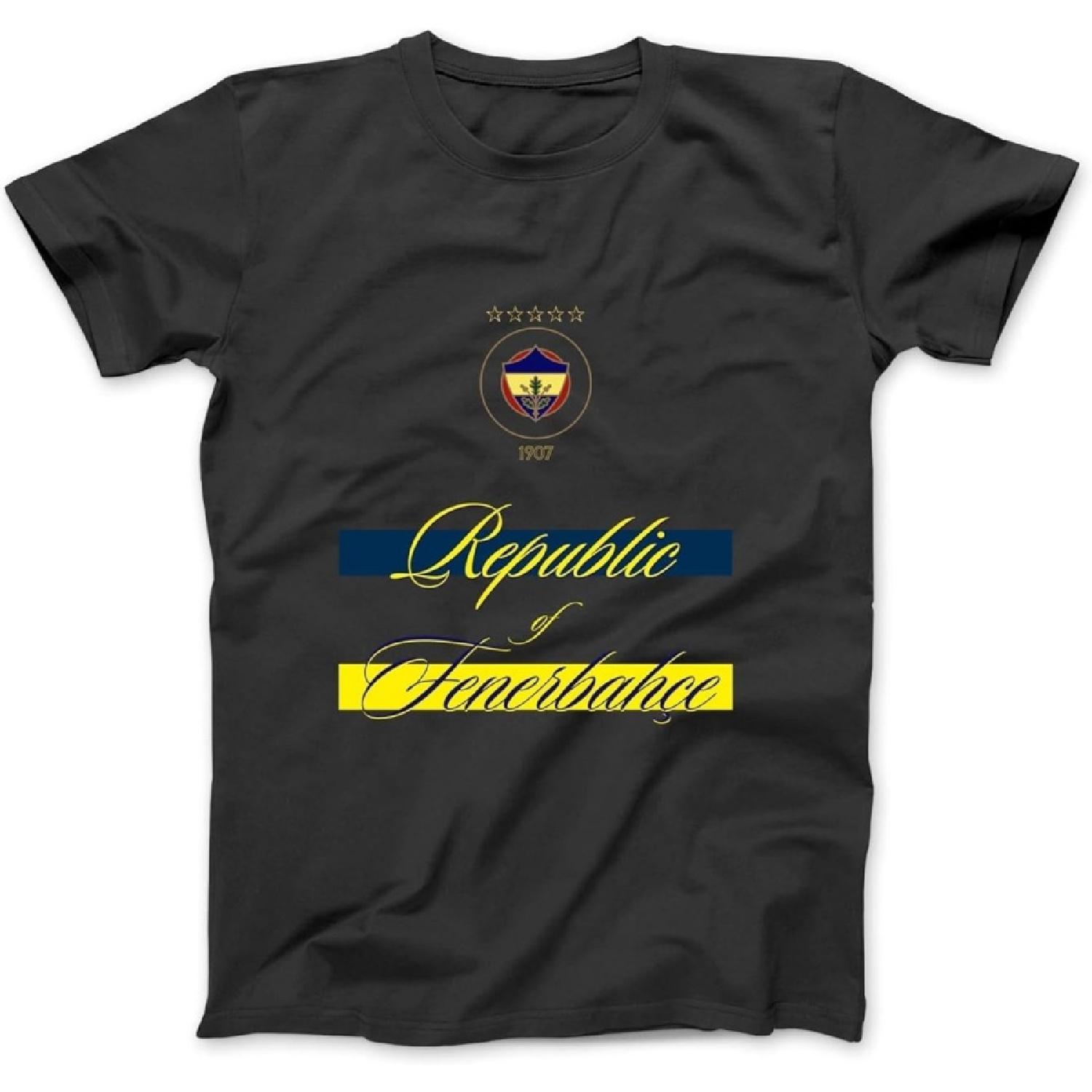 

Fenerbahce Istanbul - 1907 FB C u m h u r i y e t i Long Sleeve, T-Shirt, Sweatshirt, Hoodie for Men Women Kids Made in Canada Black XXXXXL різнокольоровий