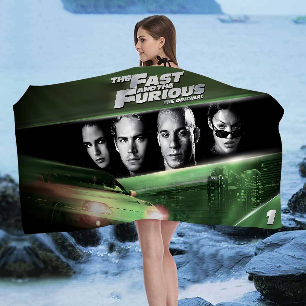 F-Fast And F-Furious Big Microfiber Beach Towels Quick Dry Towel Sand Beach Towels Pool Towel for Travel Swim Pool Yoga