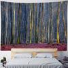 Natural Forest Landscape Tapestry Wall Hanging Garden Landscape Home Living Room Bedroom Dormitory Decoration Background Cloth