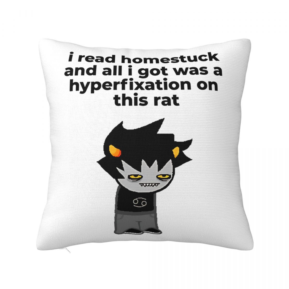 Warm Home Emotionally Unavailable Homestuck Decoration Pillowcases Accessories Pillow Covers Zippered Multi-Size 12x12Inch