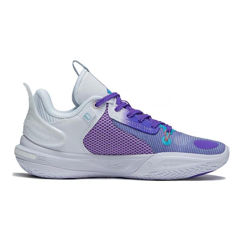 Li Ning All City 11 Youth Snow Mountains Cushioning Slip Resistant Abrasion Resistant Low top Basketball Shoes Unisex ABPT049-2