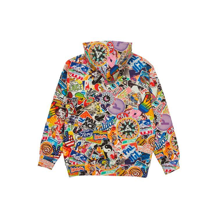 Palace Fun-Filled Print Loose-Fit Long-Sleeve Sweatshirt Unisex Tops P20CS041