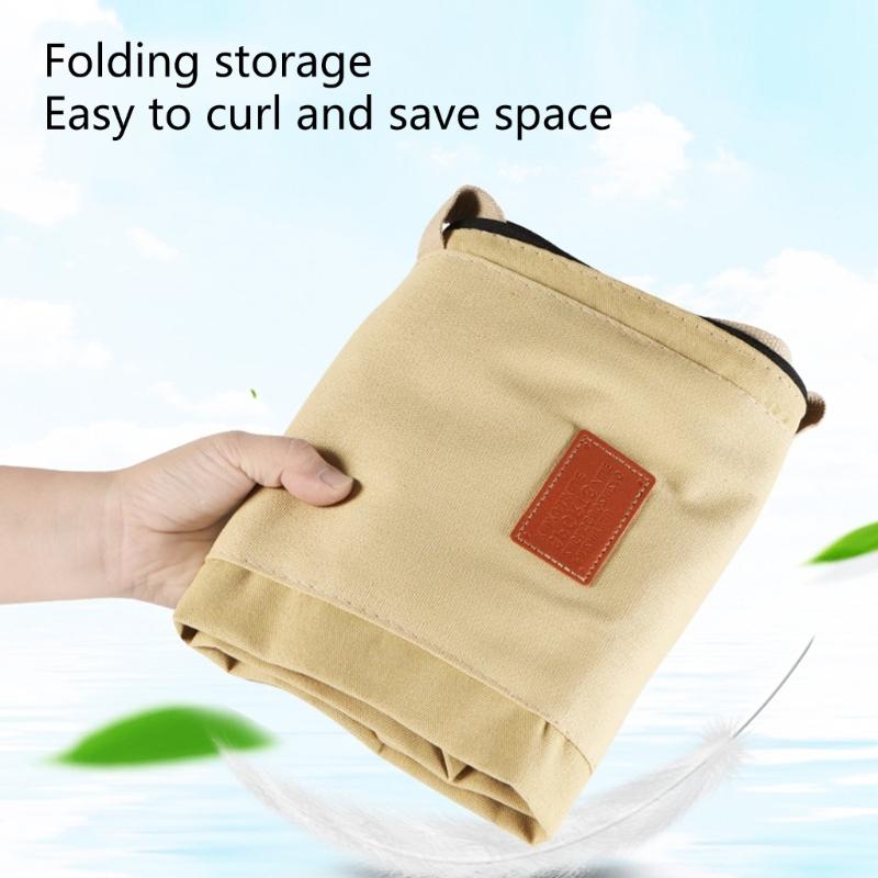 Fishing Rod Carrying Case Outdoor Fishing Rod Storage Bag Organizers Portable Folding Canvas Fishing Tackle Bag