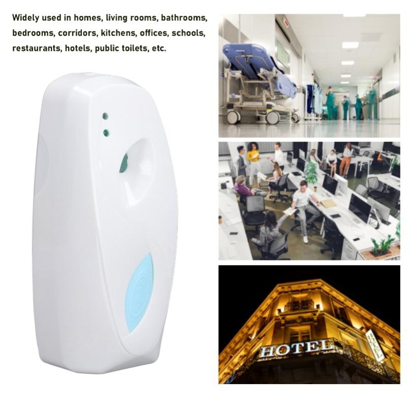 Automatic Scent Sprayer Timed Light Perception Wall Mounted Fragrance Dispenser For Home Bathroom Toilet Office