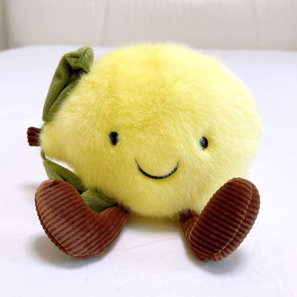 Fruit Apple Plush Toy With Pp Cotton Filling For Kids Bedroom Decor