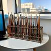 Space Saving Brush Holder Multi Hole Brush Storage Rack New Paintbrush Organizer  Desktop Storage